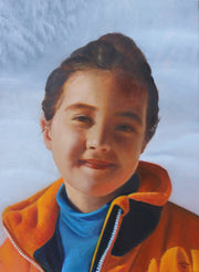 Portrait of Bea in the snow